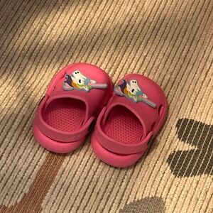 CROCS Kids' Pink Clog with Unicorn Jibbitz